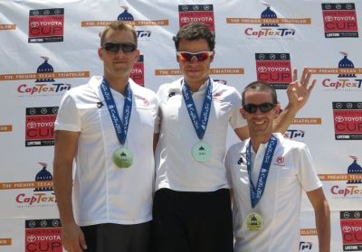 CapTexTri Austin 2012 Team ROTHE Training Olympic Relay Win